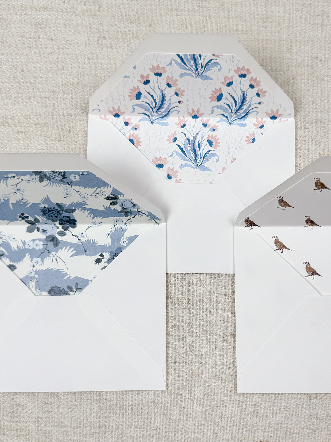 hillhouse floral note set by nathan turner blue pink