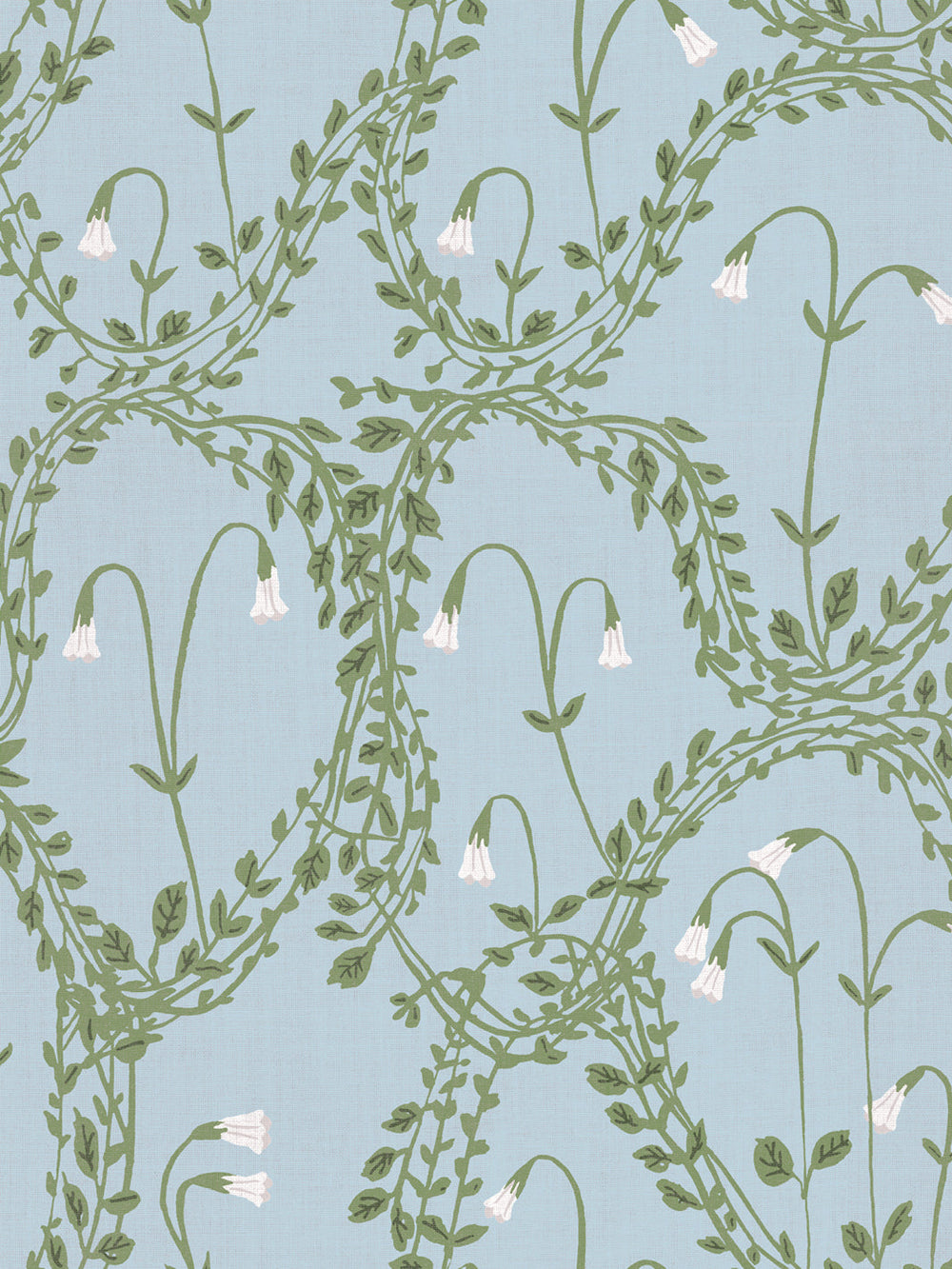 linnea linen fabric by sjp green sky