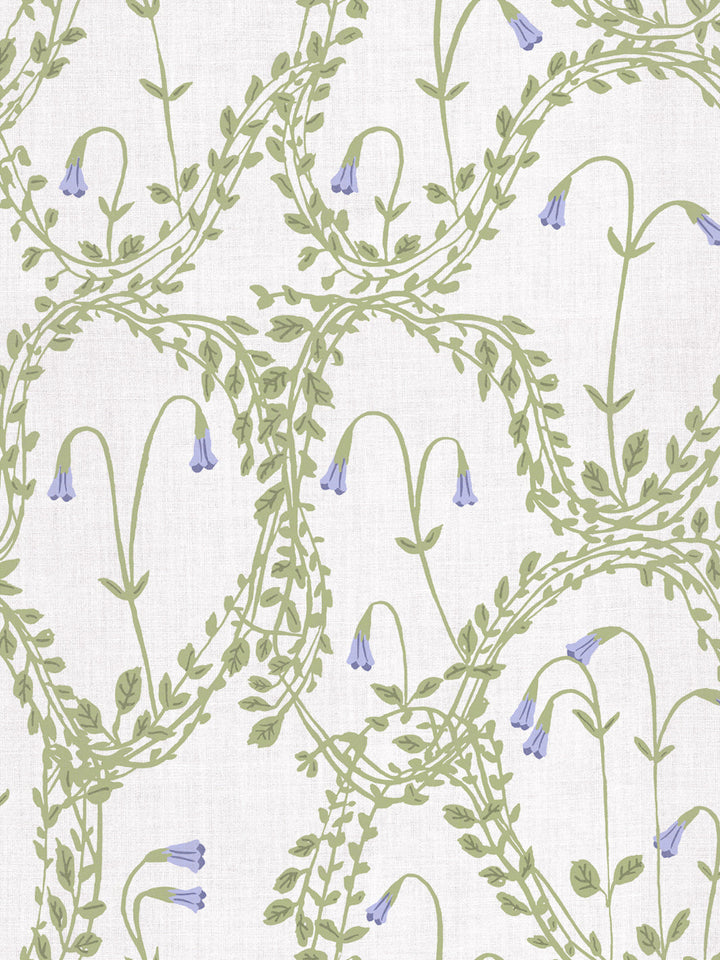 linnea linen fabric by sjp lilac