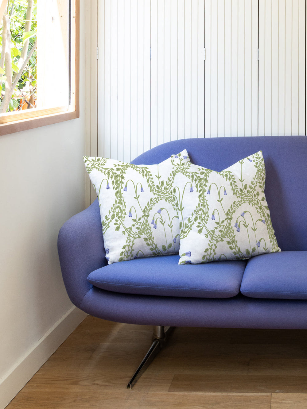 linnea linen fabric by sjp lilac