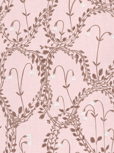 linnea linen fabric by sjp pink slipper