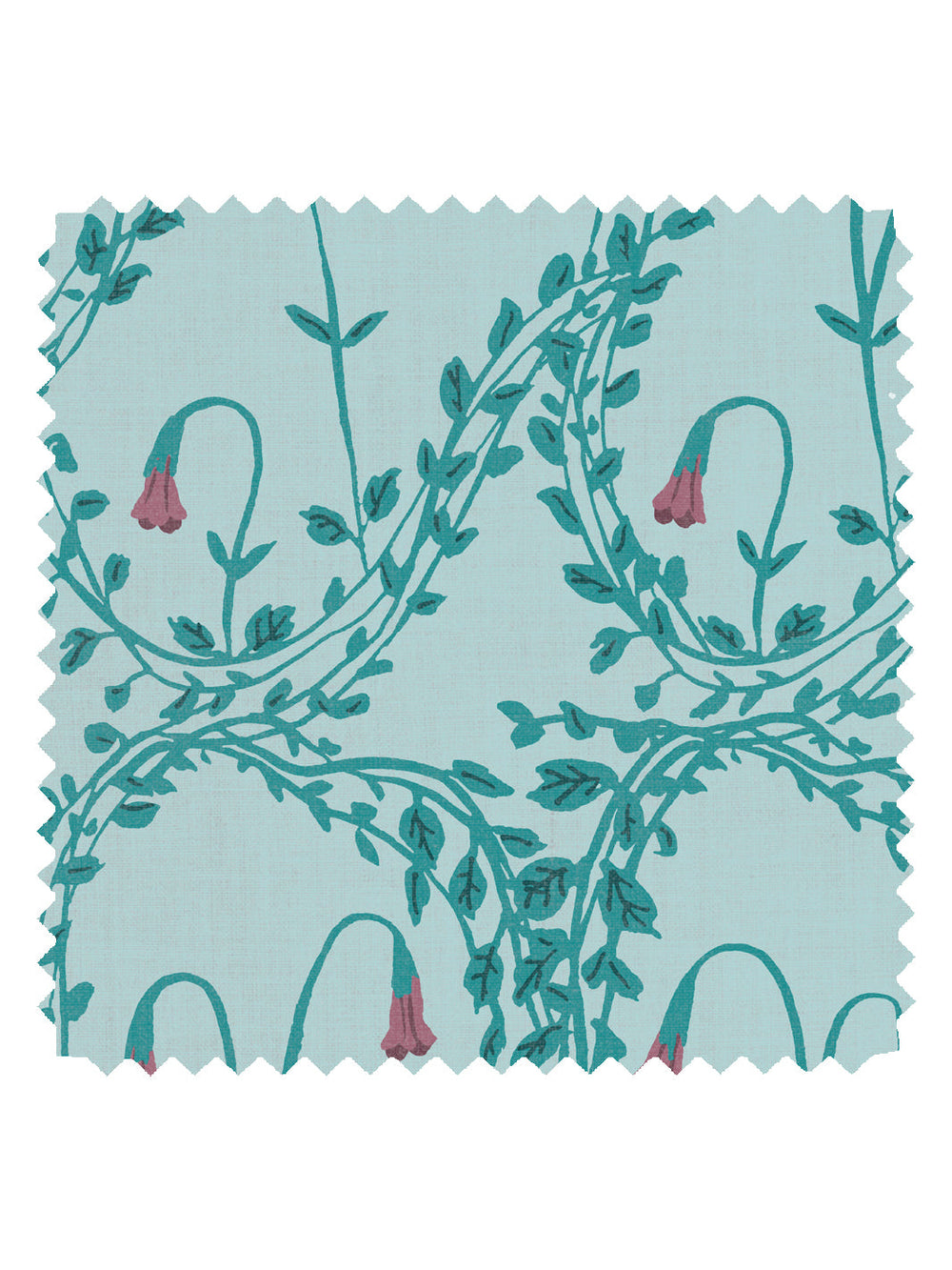 linnea linen fabric by sjp teal sky