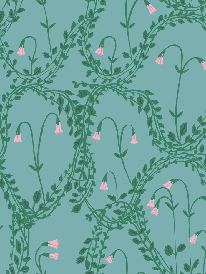 'Linnea' Wallpaper by Sarah Jessica Parker - Ocean