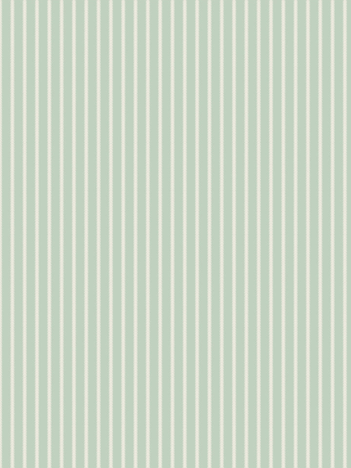 'Love Vine' Wallpaper by Flint Wood & Hicks - Cream on Minty Green