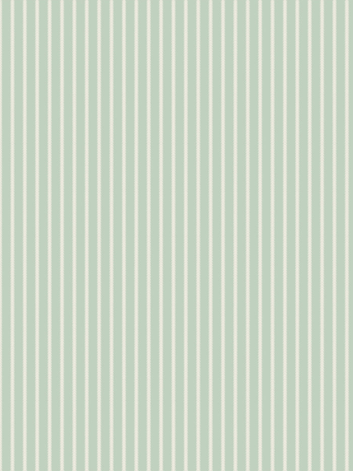 'Love Vine' Wallpaper by Flint Wood & Hicks - Cream on Minty Green