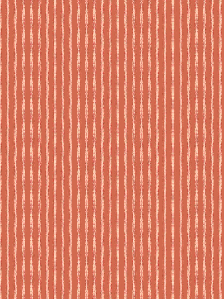 'Love Vine' Wallpaper by Flint Wood & Hicks - Dark Coral