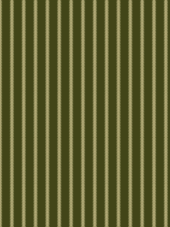 'Love Vine' Wallpaper by Flint Wood & Hicks - Dark Olive