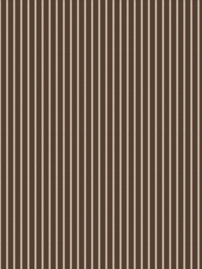 'Love Vine' Wallpaper by Flint Wood & Hicks - Dark Sand on Mahogany Brown