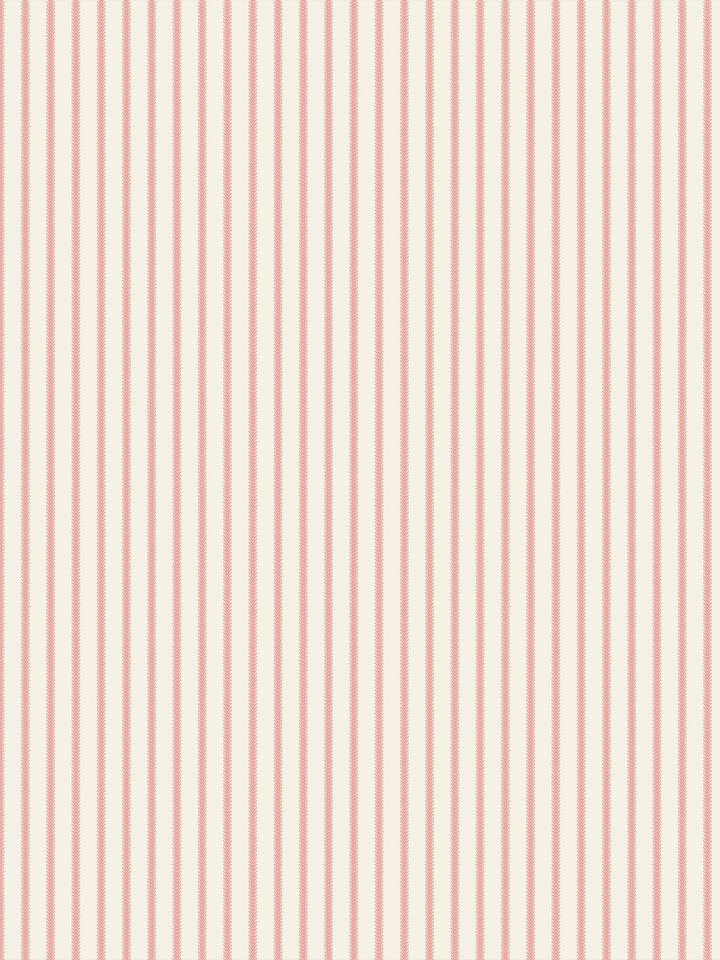 'Love Vine' Wallpaper by Flint Wood & Hicks - Eggshell on Pink