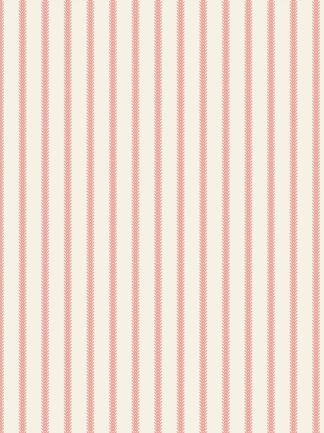 'Love Vine' Wallpaper by Flint Wood & Hicks - Eggshell on Pink