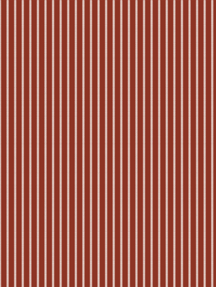 'Love Vine' Wallpaper by Flint Wood & Hicks - Ivory on Dark Red