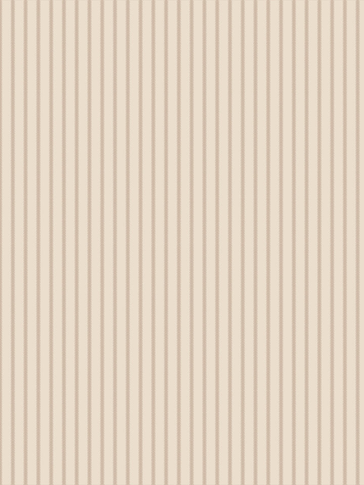 'Love Vine' Wallpaper by Flint Wood & Hicks - Light Brown on Khaki