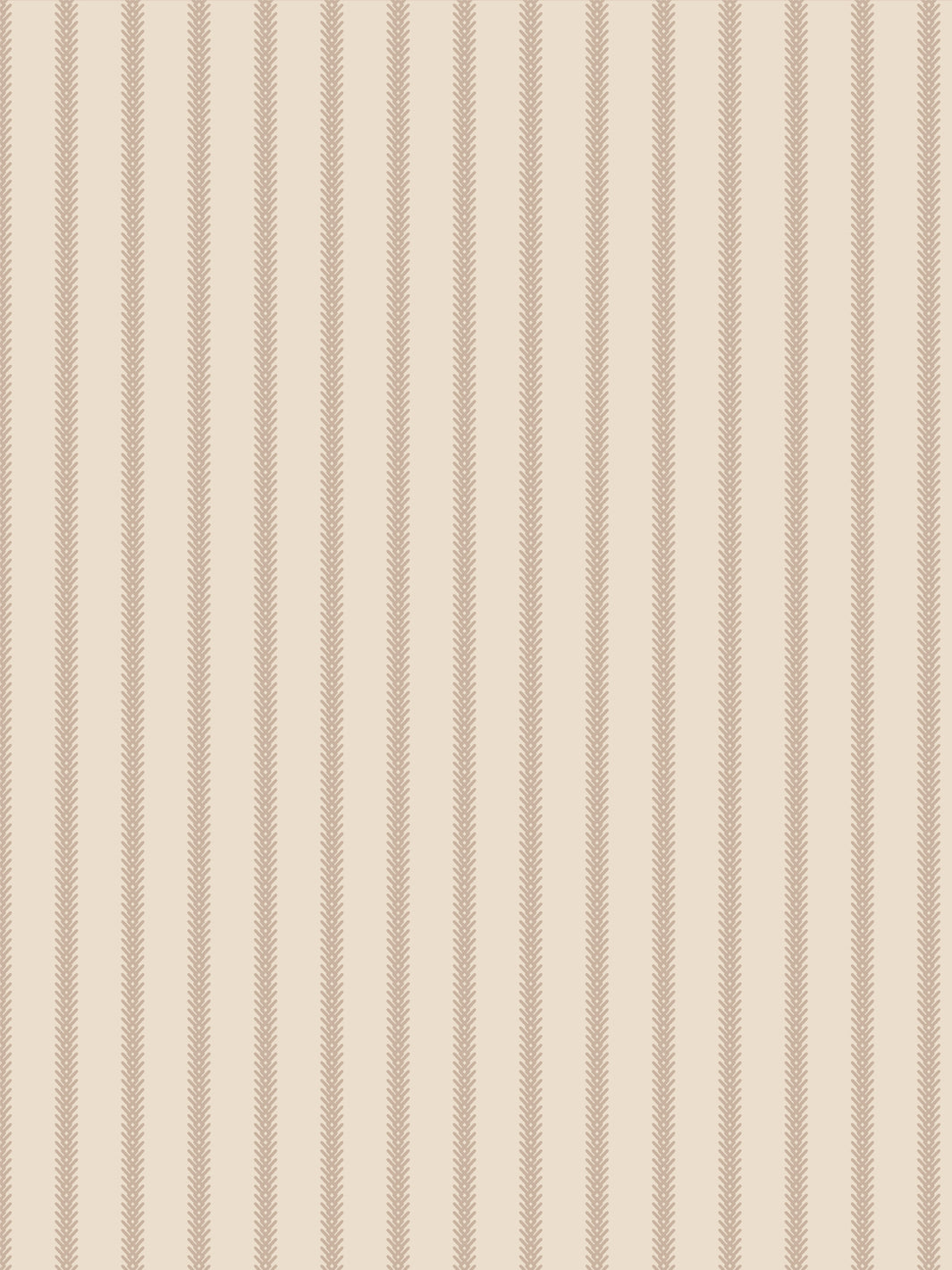 'Love Vine' Wallpaper by Flint Wood & Hicks - Light Brown on Khaki