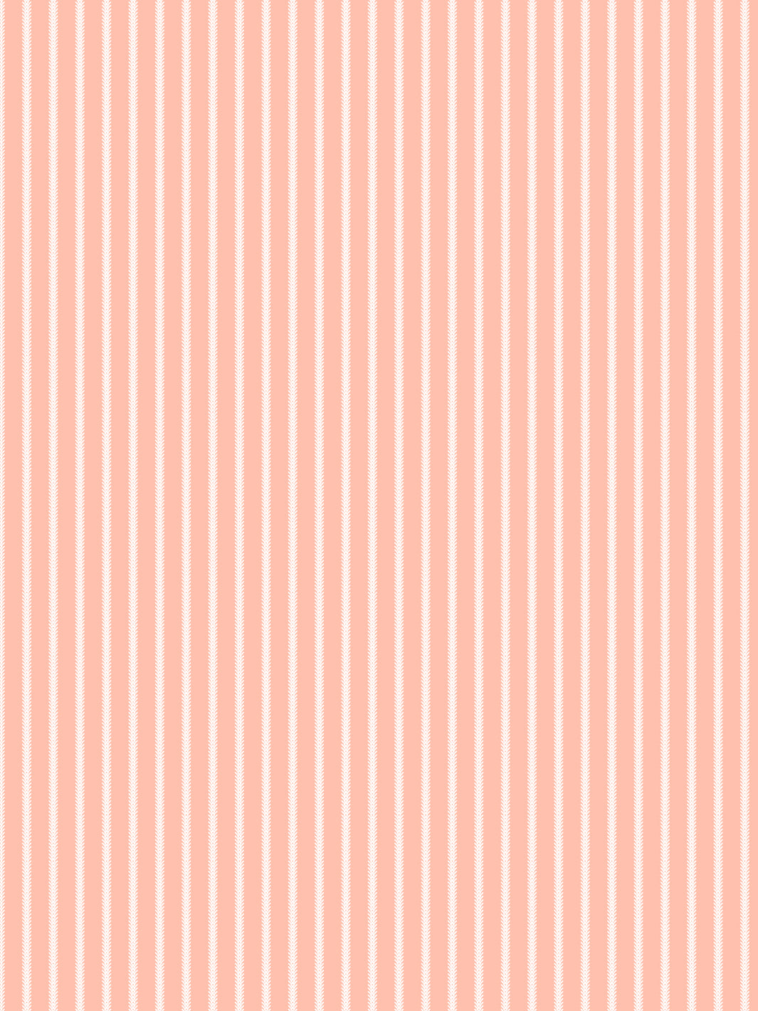 'Love Vine' Wallpaper by Flint Wood & Hicks - Light Coral on White