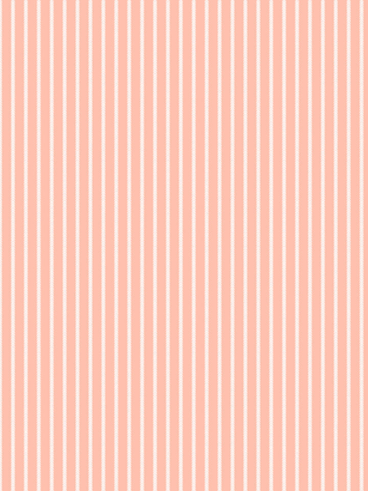 'Love Vine' Wallpaper by Flint Wood & Hicks - Light Coral on White
