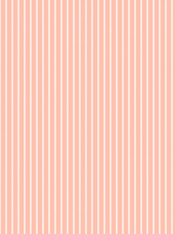 'Love Vine' Wallpaper by Flint Wood & Hicks - Light Coral on White