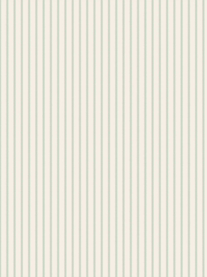 'Love Vine' Wallpaper by Flint Wood & Hicks - Minty Green on Cream