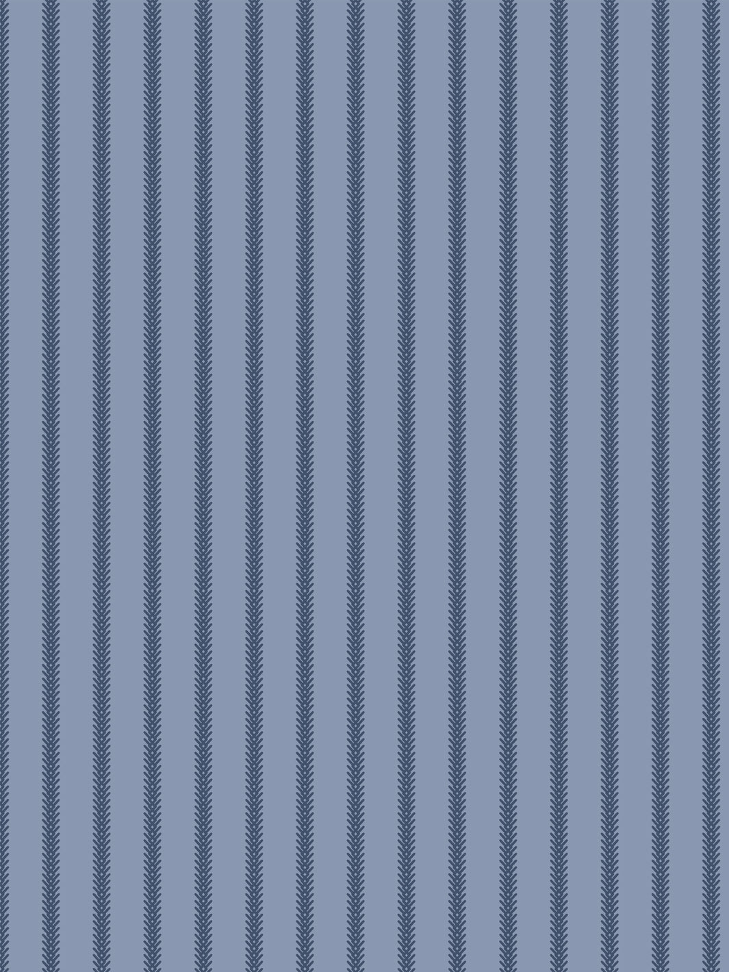 'Love Vine' Wallpaper by Flint Wood & Hicks - Navy on Slate Blue