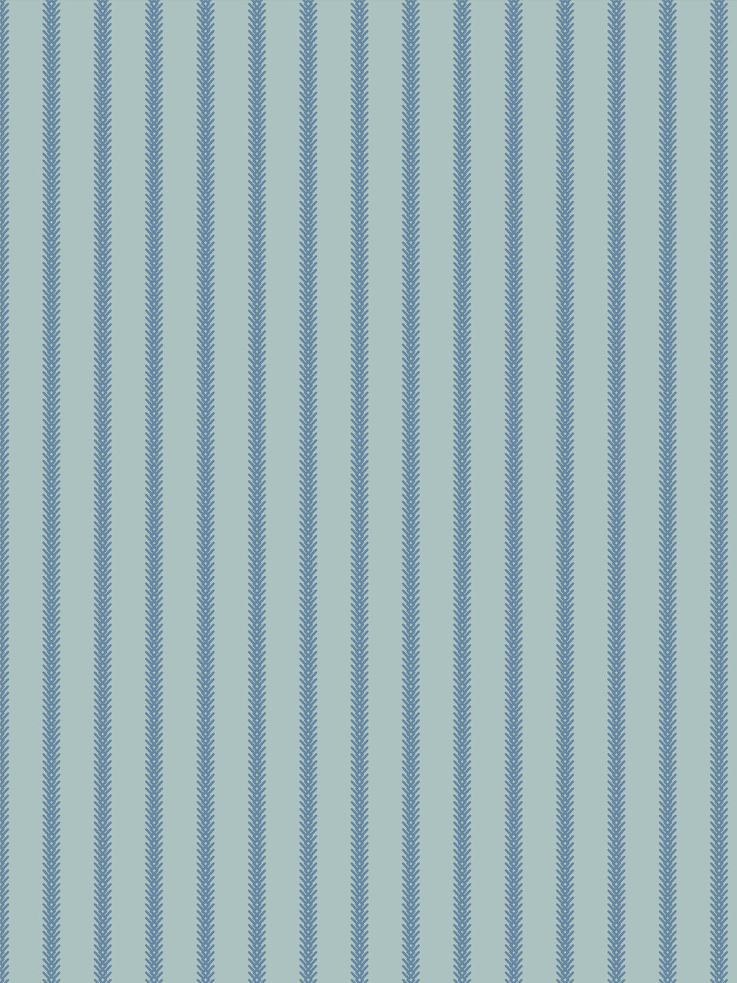 'Love Vine' Wallpaper by Flint Wood & Hicks - Sea Blue