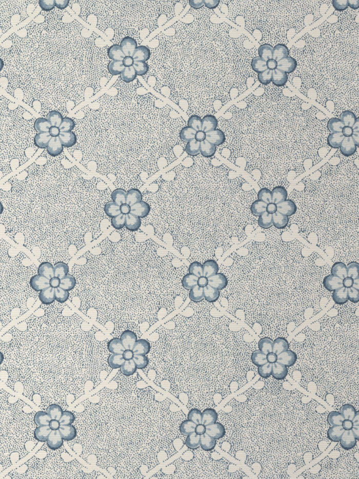 'Lucia' Grasscloth Wallpaper by Nathan Turner - Dark Blue