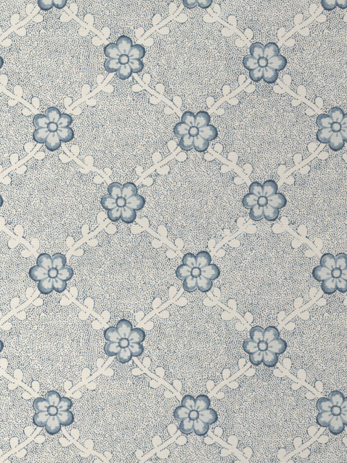 'Lucia' Grasscloth Wallpaper by Nathan Turner - Dark Blue