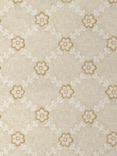 'Lucia' Grasscloth Wallpaper by Nathan Turner - Gold