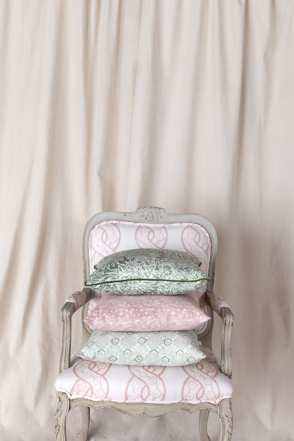lucia linen fabric by nathan turner green
