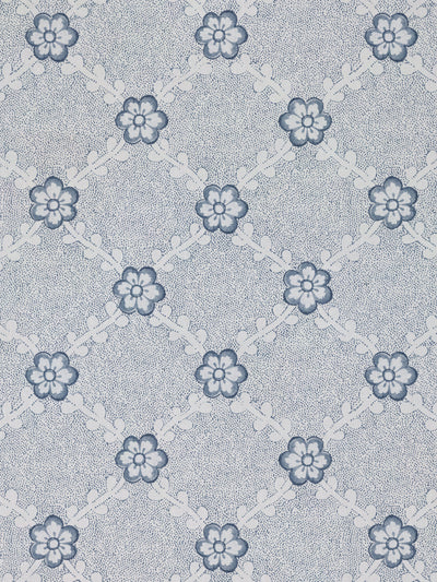 'Lucia' Linen Fabric by Nathan Turner - Blue