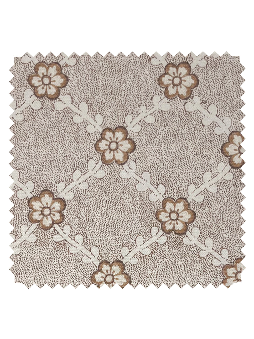 'Lucia' Linen Fabric by Nathan Turner - Brown