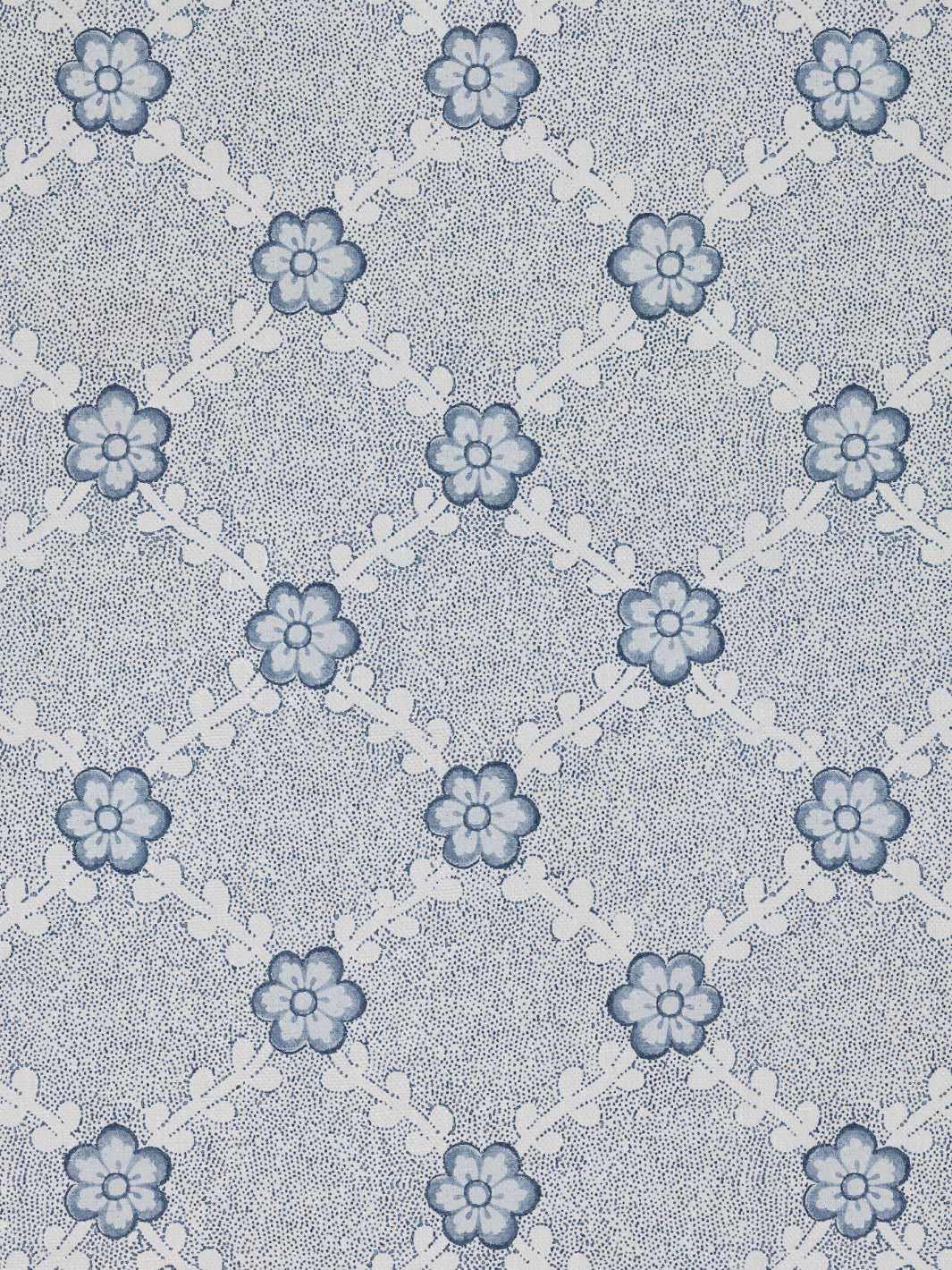 'Lucia' Linen Fabric by Nathan Turner - Dark Blue