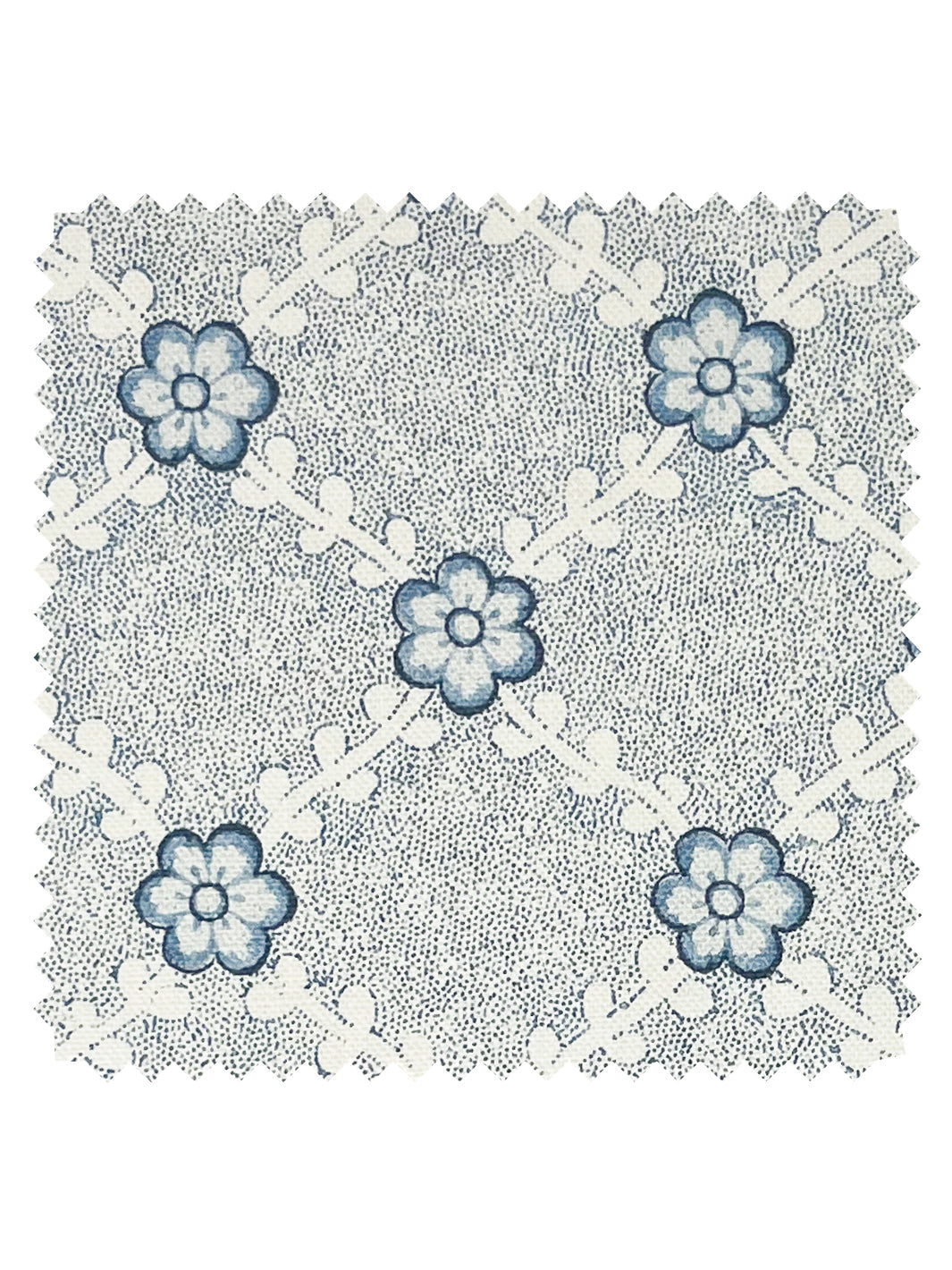 'Lucia' Linen Fabric by Nathan Turner - Dark Blue