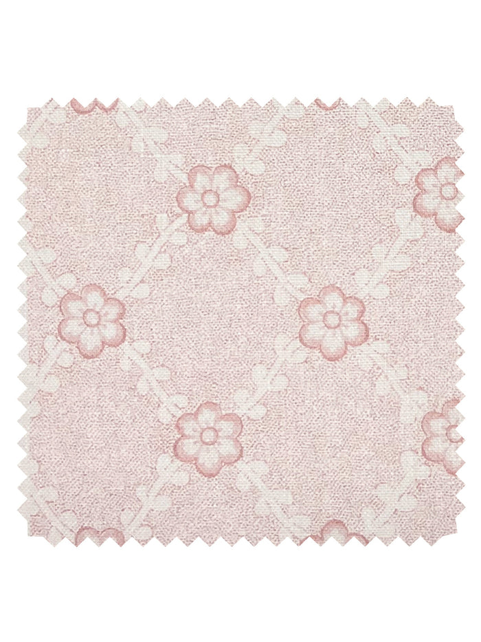 'Lucia' Linen Fabric by Nathan Turner - Pink