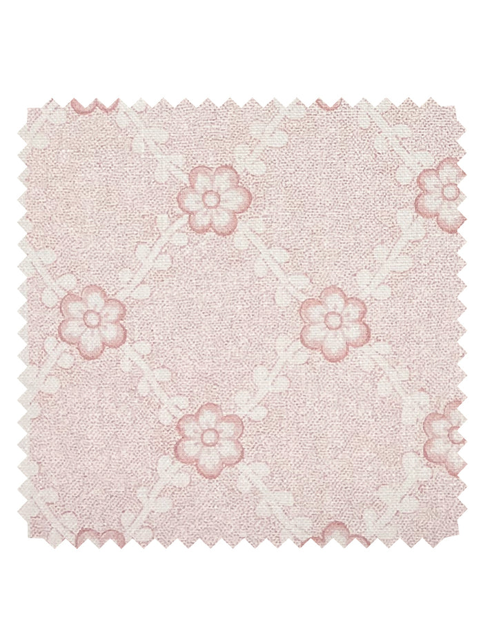 'Lucia' Linen Fabric by Nathan Turner - Pink