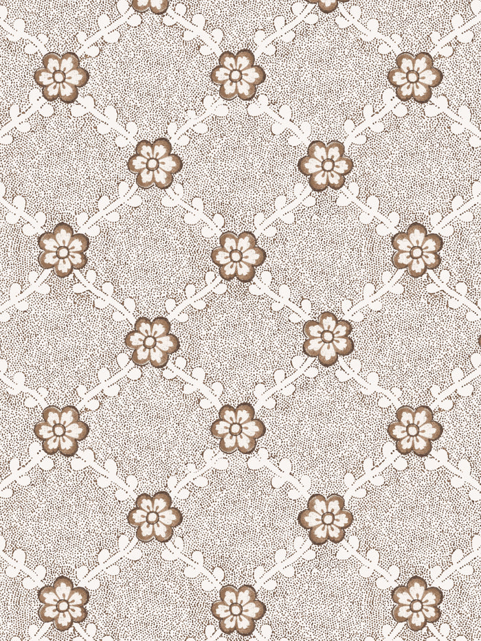 'Lucia' Wallpaper by Nathan Turner - Brown