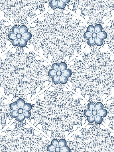 lucia wallpaper by nathan turner dark blue