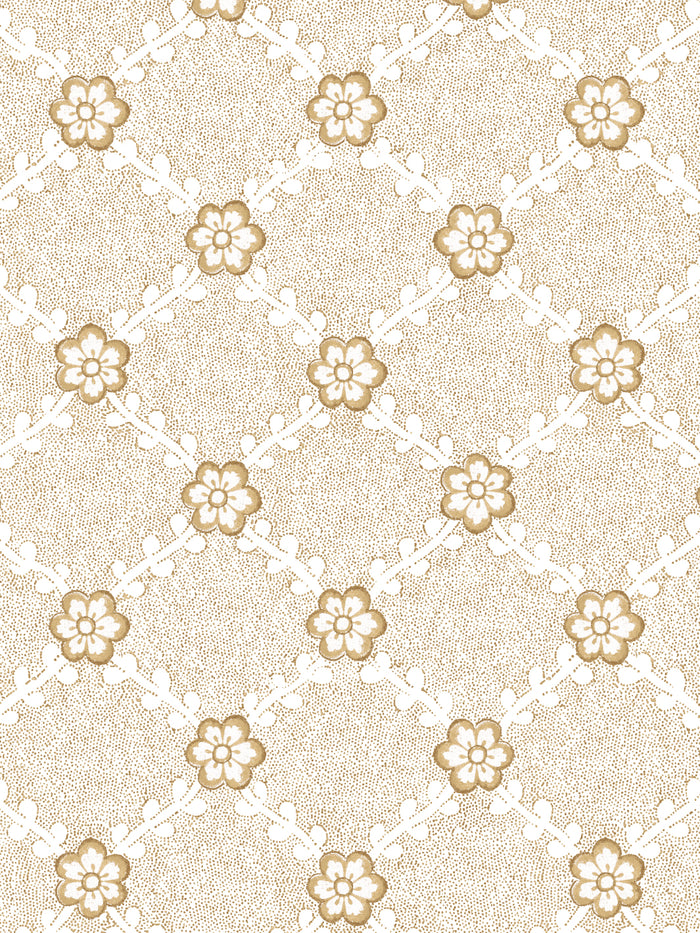 'Lucia' Wallpaper by Nathan Turner - Gold