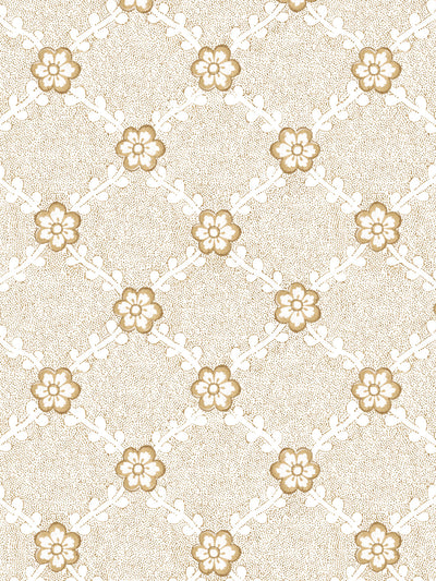 'Lucia' Wallpaper by Nathan Turner - Gold