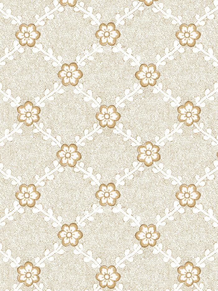 'Lucia' Wallpaper by Nathan Turner - Gold
