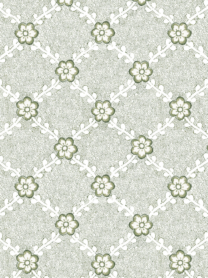 'Lucia' Wallpaper by Nathan Turner - Green