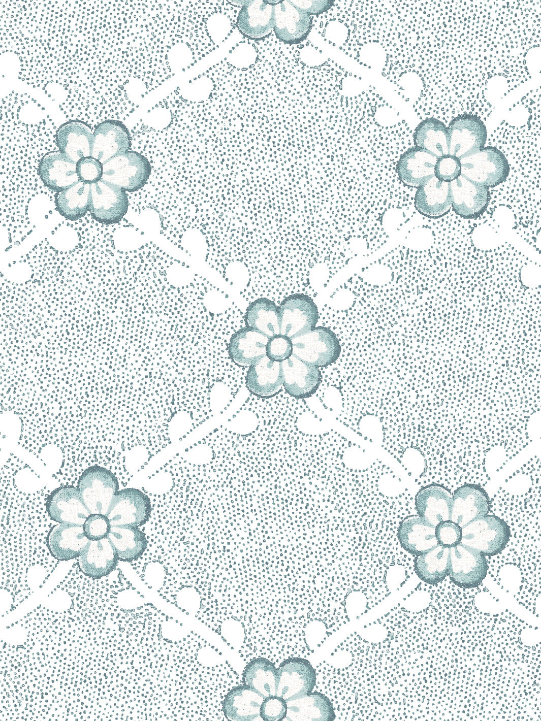 'Lucia' Wallpaper by Nathan Turner - Seafoam