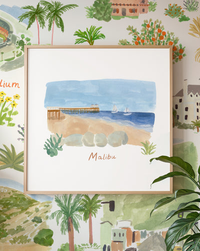 Malibu Morning Art Print