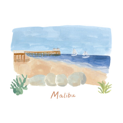 Malibu Morning Art Print