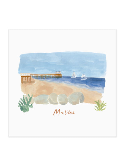 Malibu Morning Art Print