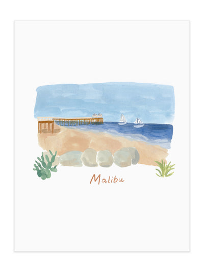 Malibu Morning Art Print