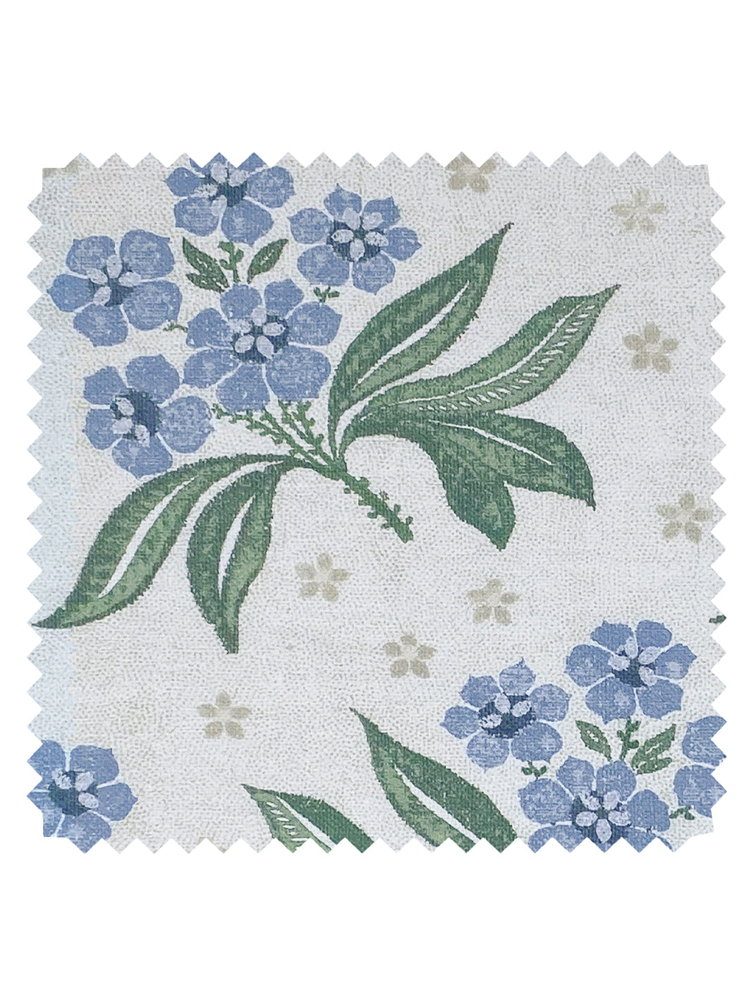 'Marian' Linen Fabric by Nathan Turner - Blue Green