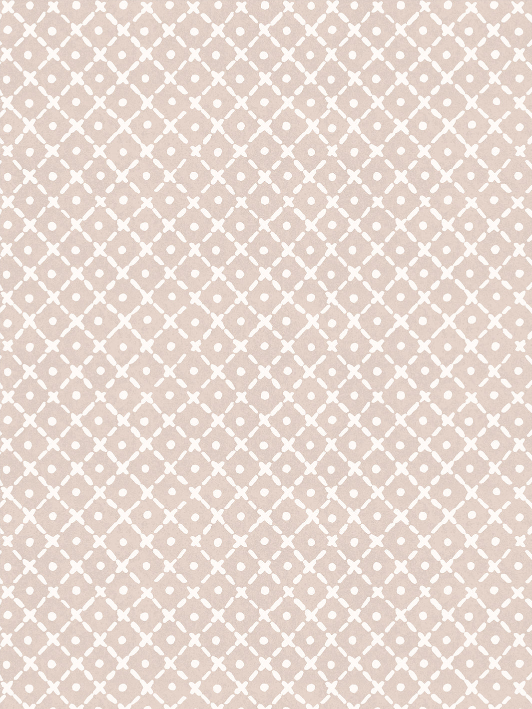 'Matelassé' Wallpaper by Clare V. - Bisque Cream