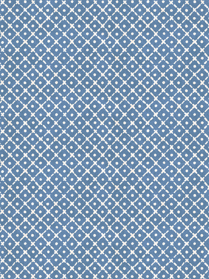 'Matelassé' Wallpaper by Clare V. - Chambray Cream