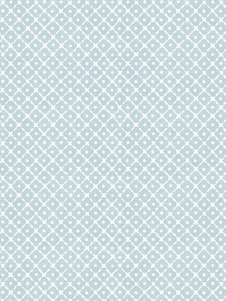 'Matelassé' Wallpaper by Clare V. - Powder