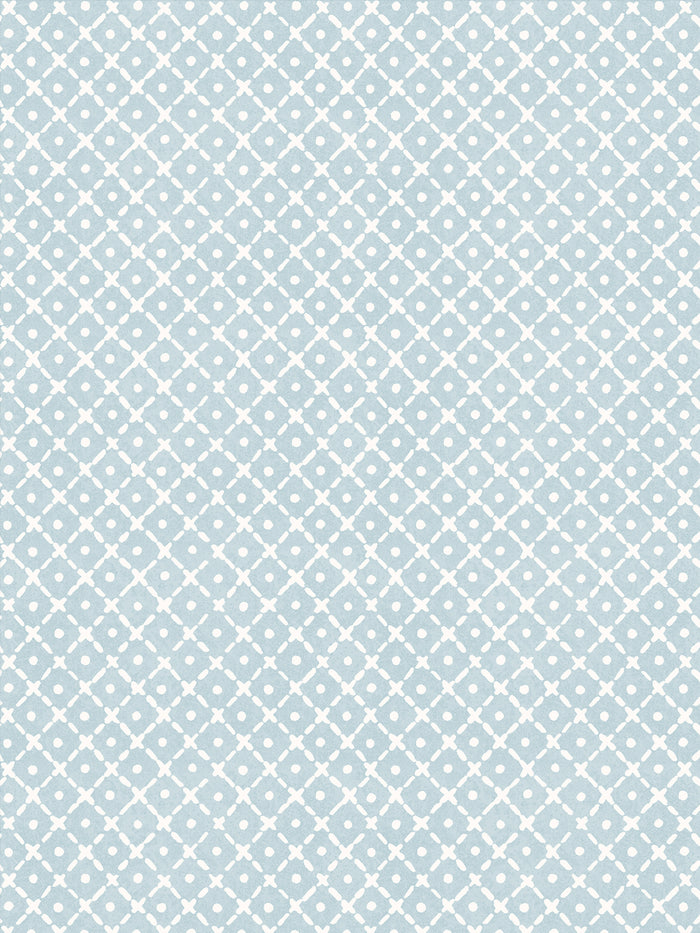 'Matelassé' Wallpaper by Clare V. - Powder