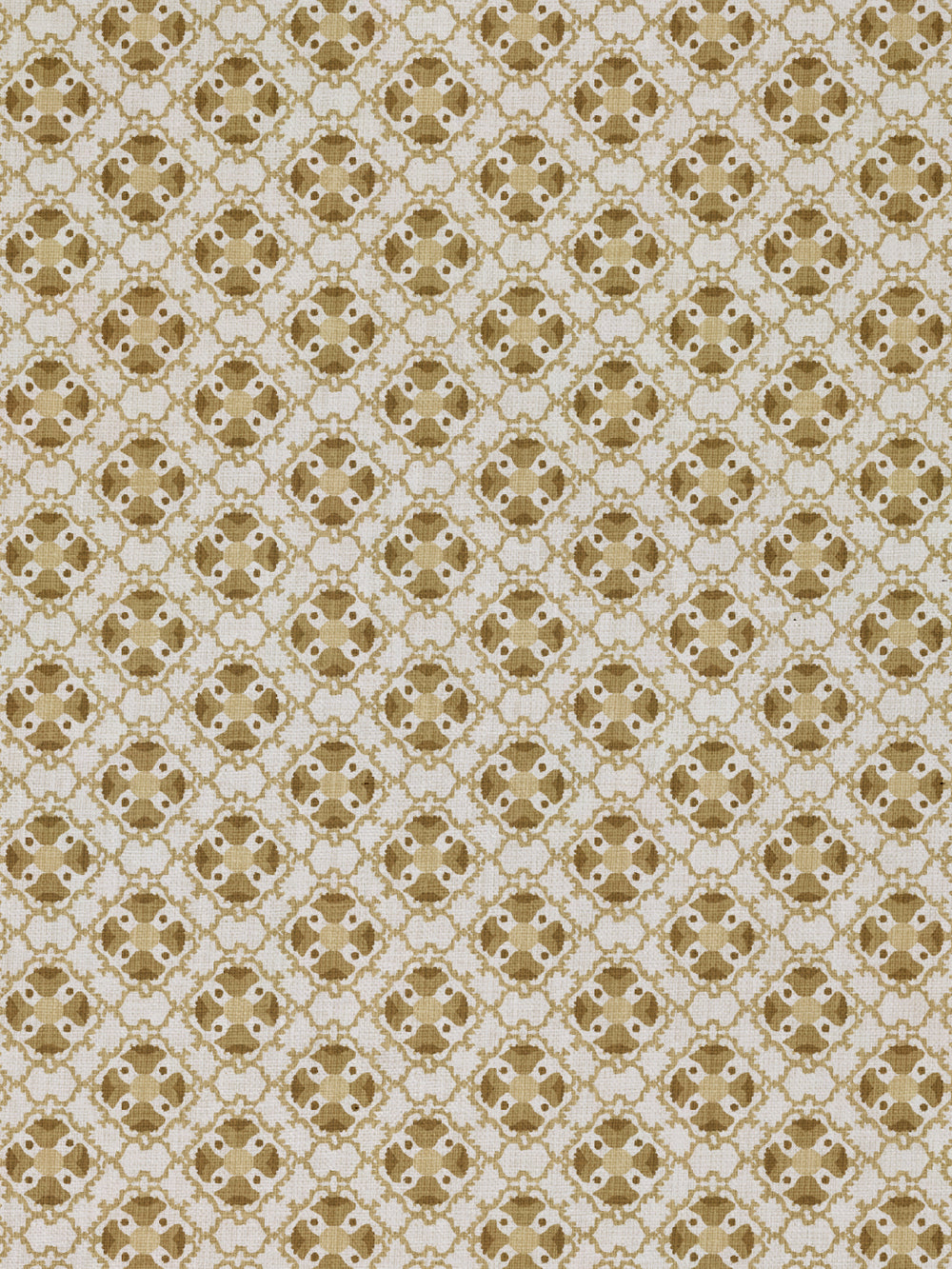 medallion allover linen fabric by nathan turner gold